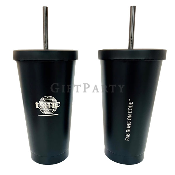 客製化隨行杯,不鏽鋼吸管杯,雷射雕刻杯,科技業贈品,汽車交車禮,不鏽鋼吸管杯500ml