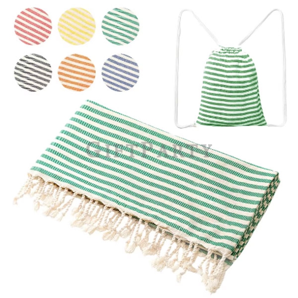 Beach towel backpack set沙灘巾揹包套件,歐美沙灘巾,灘巾布,美黑