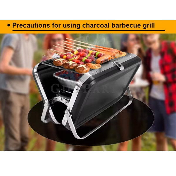 Charcoal BBQ Grills,戶外露營贈品,汽車贈品,酒贈品,便攜燒烤爐烤肉架折疊手提箱