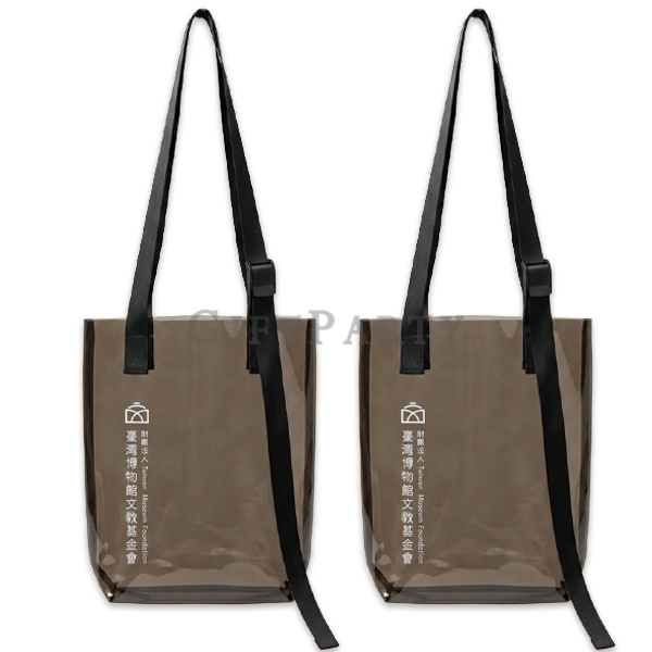 Semi-transparent PVC waterproof tote bag, reality puzzle prop bag, commuter bag, PVC bag, multi-func