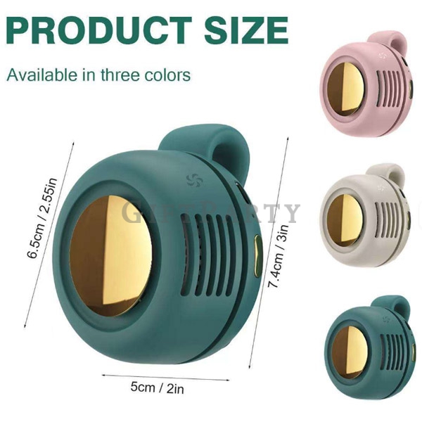 mini clip-on fan,wearable portable fan,summer tech gifts,corporate gifts taiwan,branded merchandise